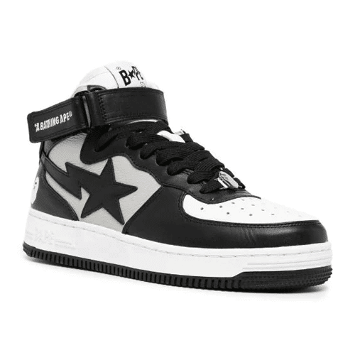 A-BATHING-APE®-Mens-Logo-Patch-Leather-Trainers-1